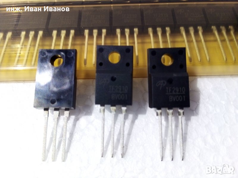 AOTF2910L MOSFET-N транзистор Logic level, Vdss=100V, Id=22A, Rds=0.019 Ohm, Pd=27W, снимка 1