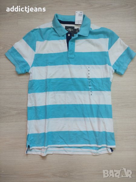 Мъжка тениска с яка H&M  размер XL, снимка 1