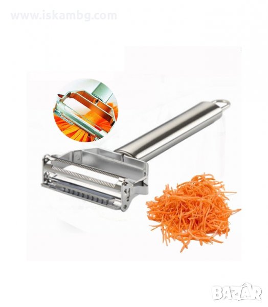 МЕТАЛНА БЕЛАЧКА С ДВЕ ПРИСТАВКИ ЗА БЕЛЕНЕ НА ЗЕЛЕНЧУЦИ И ПЛОДОБЕ - код 1843, снимка 1