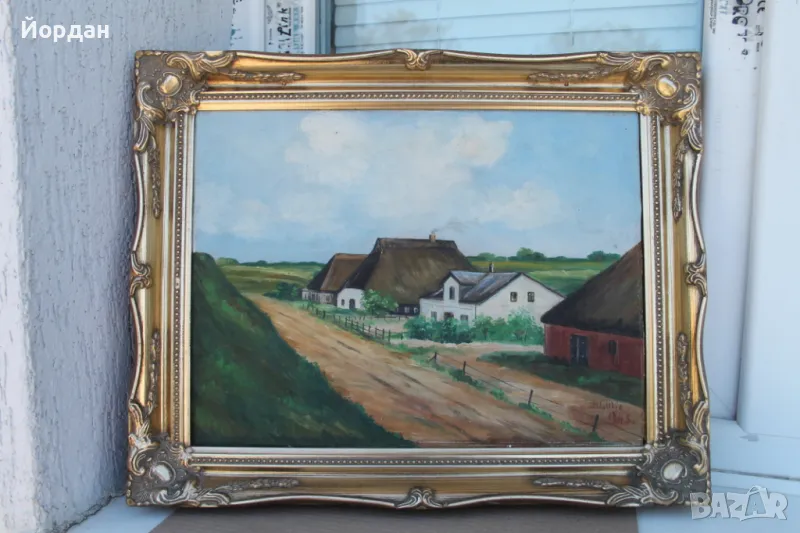 Стара Европейска картина, снимка 1