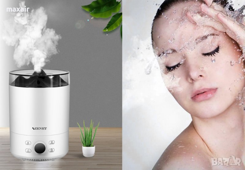 Ултразвуков овлажнител за въздух Zenet ZET-412 5L * Гаранция 2 години, снимка 1