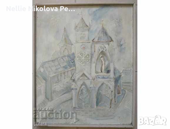 КАРТИНА МАСЛО НА ВАЛЕНТИН ЯНЕВ , снимка 1