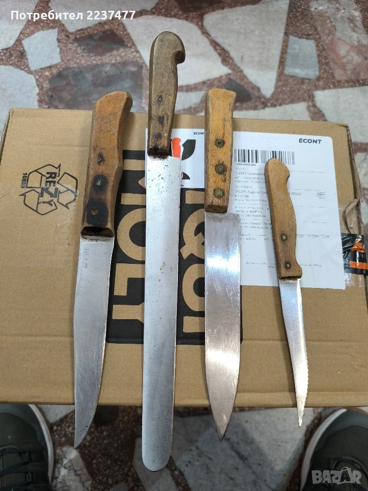 лот стари соц кухненски ножове , снимка 1