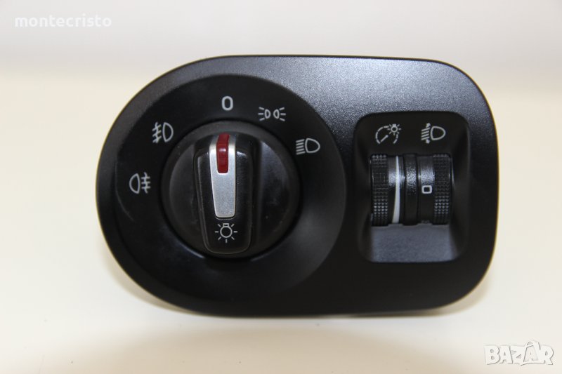 Ключ светлини Seat Altea facelift (2009-2015г.) 5P1 941 431 EB / 5P1941431EB / бутон светлини фарове, снимка 1