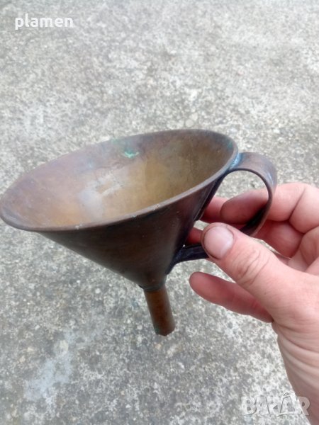 Стара бронзова фуния, снимка 1
