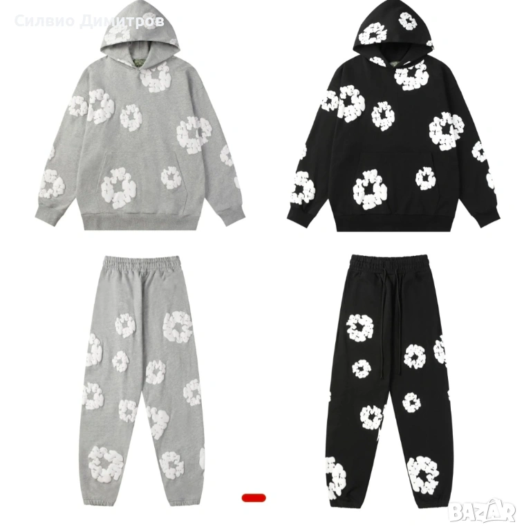Streetwear комплект – суитшърт с качулка + панталон, снимка 1