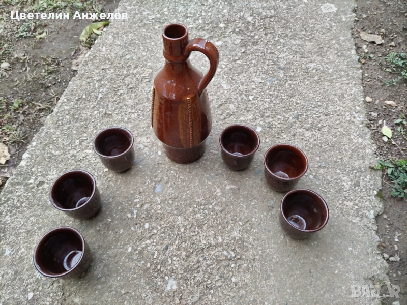 Стар керамичен сервиз , снимка 1