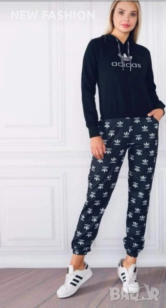Дамски Памучни Комплекти - лого Бродирано ✨ Nike Adidas , снимка 1