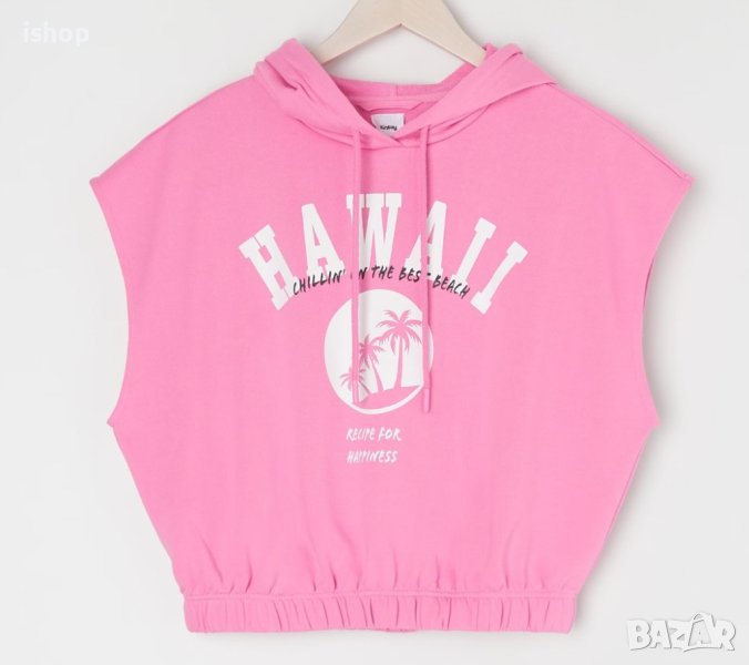 Розов Суитчър Без Ръкави, снимка 1