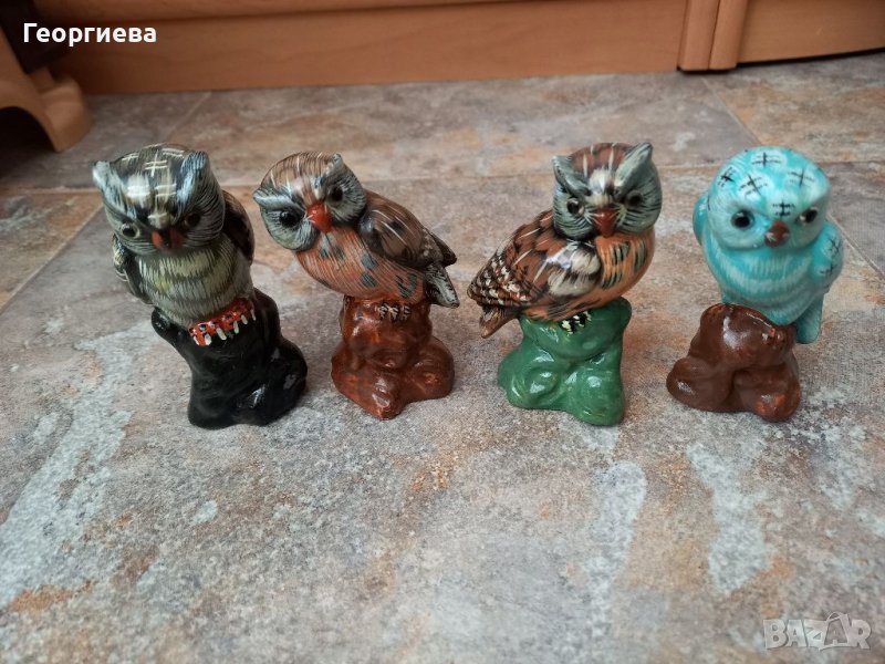 Четири керамични бухъла, снимка 1