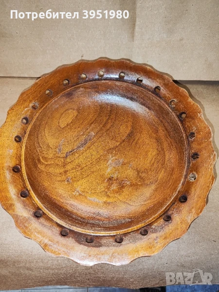 Стар дървен панер, снимка 1