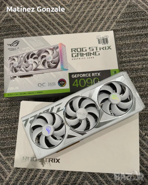 ASUS ROG Strix GeForce RTX 4090 White OC Edition Gaming Graphics Card ...