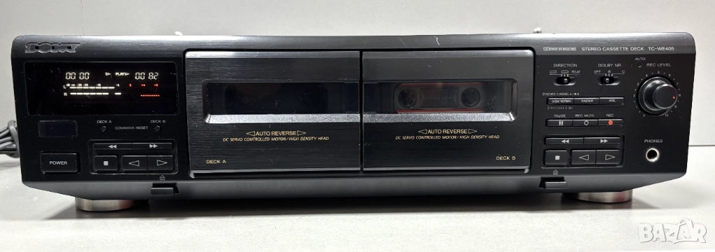 Двукасетъчен Дек Sony TC-WE405, снимка 1