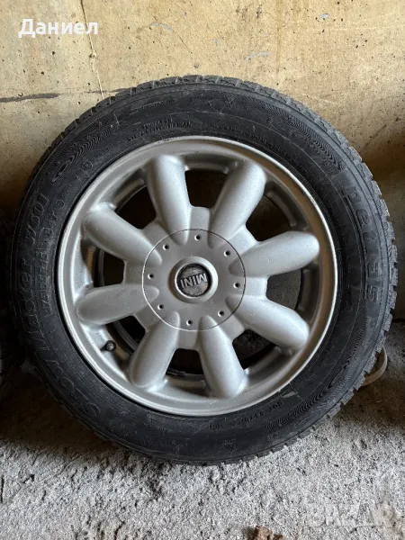 Джанти с гуми за мини купър, снимка 1