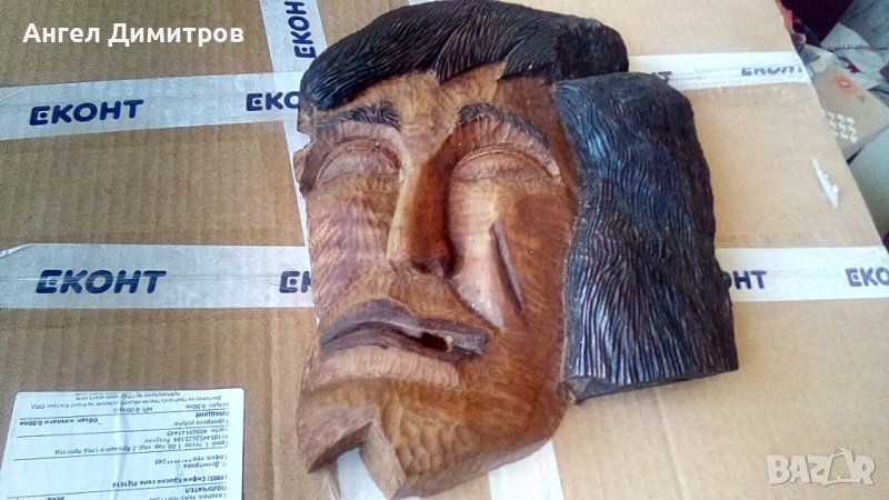 Страхотна ръчна дърворезба за стена , снимка 1