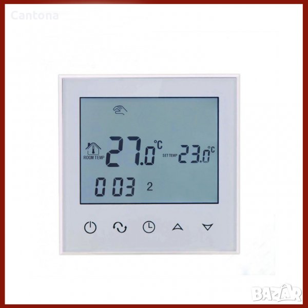 Wi Fi цифров отоплителен програмируем термостатза подово отопление, TP201WHP, снимка 1