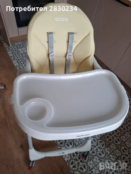Peg Perego Детско Столче за хранене-шезлонг Prima Pappa Follow Me, снимка 1