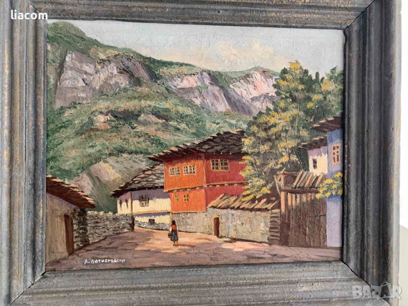 ДИМИТЪР ЛЮТИБРОДСКИ масло/платно, снимка 1