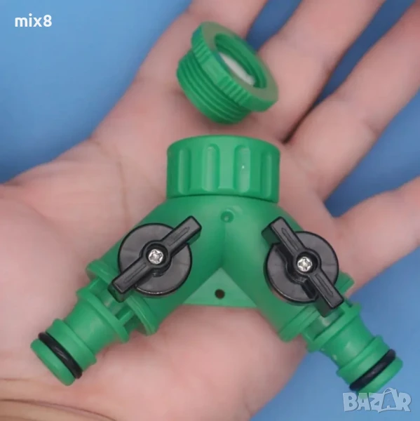 Съединител тип двойник за чешма , снимка 1