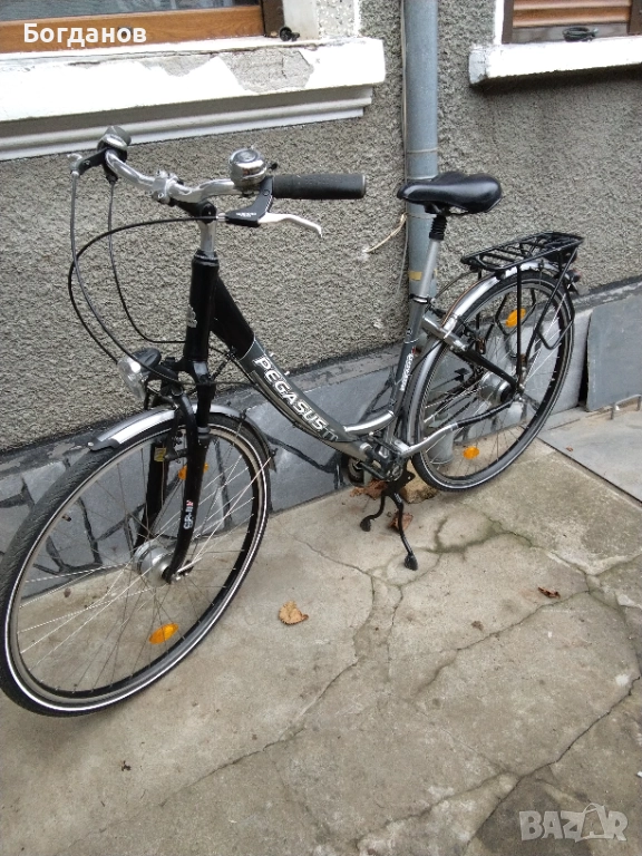 ВЕЛОСИПЕД PEGASUS ДАМСКИ ВЪТ.СКОРОСТИ SHIMANO 8 SPEED с Контра 28" като Нов , снимка 1