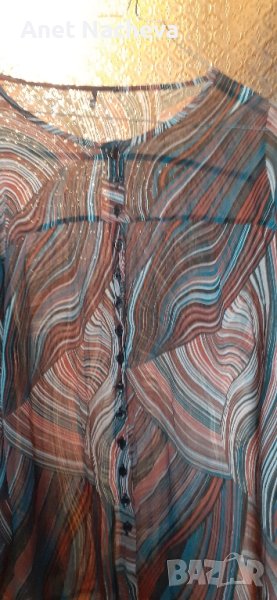 Дамска блуза Лятна с рисунак фигури , снимка 1