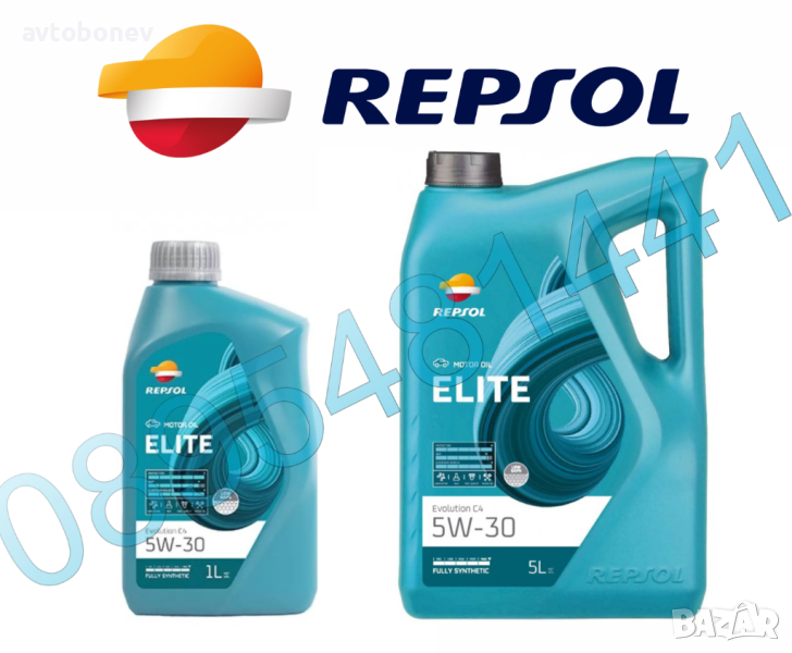 Двигателно масло REPSOL ELITE EVOLUTION C4 5W30, снимка 1