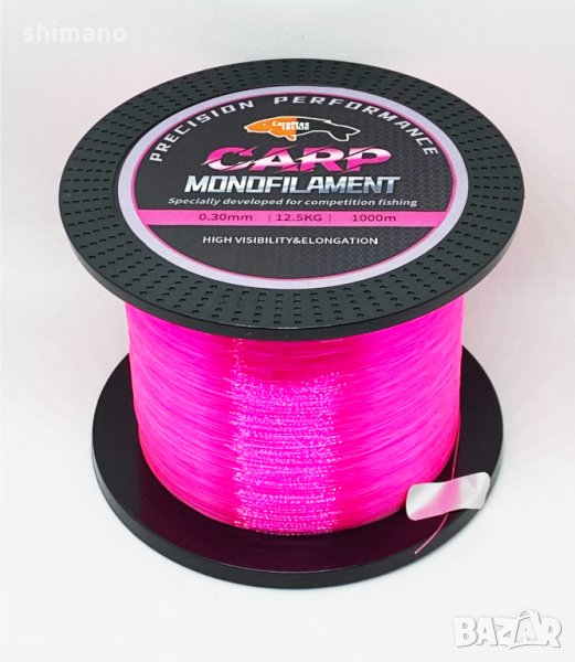 Шаранско влакно CarpMax FLUO PINK 1000м. РОЗОВ, снимка 1