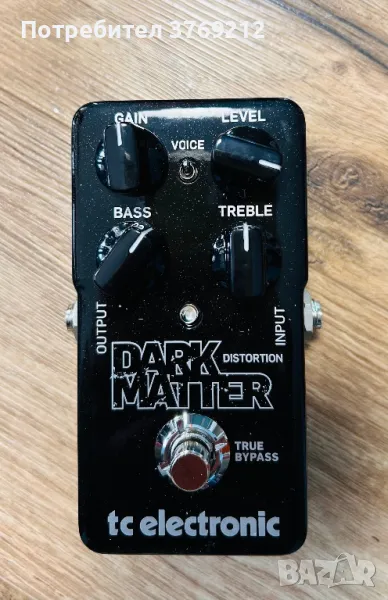 Ефект педал китара дисторшън TC Electronic Dark Matter distortion, снимка 1