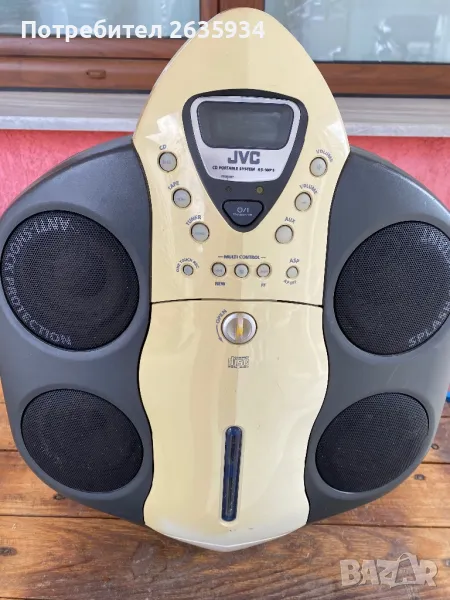 JVC backpack Boombox комбайн, снимка 1