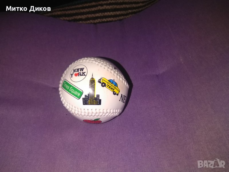 Бейзболна топка Ню Йорк нова, снимка 1