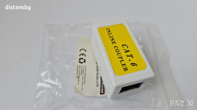 Lan удължител  за мрежа RJ45-RJ45, снимка 1