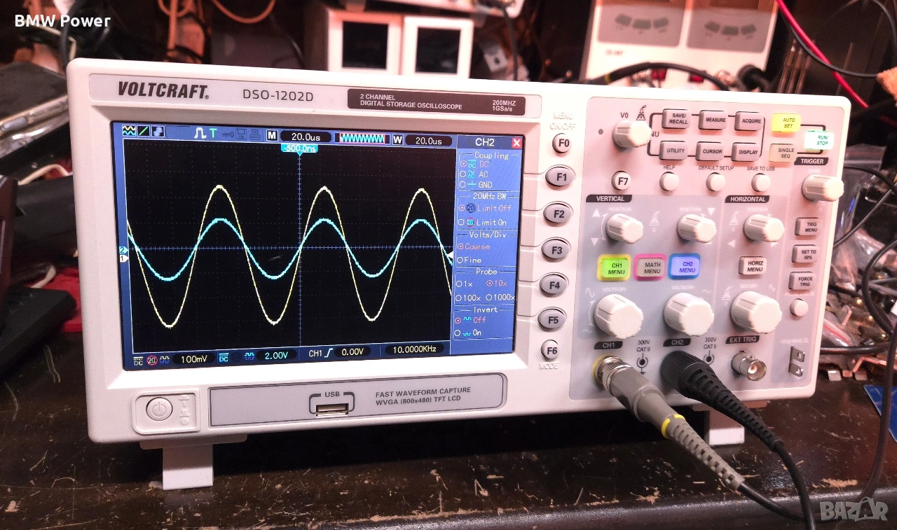 Осцилоскоп Voltcraft DSO-1202D, снимка 1