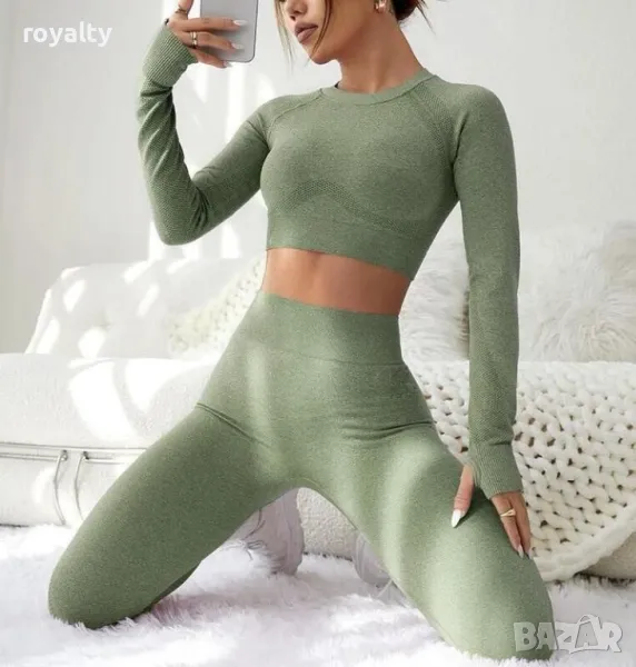 Дамски комплект клин и блуза , снимка 1