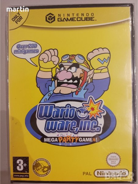 Nintendo GameCube игра Wario Ware, inc., НОВА (sealed), снимка 1