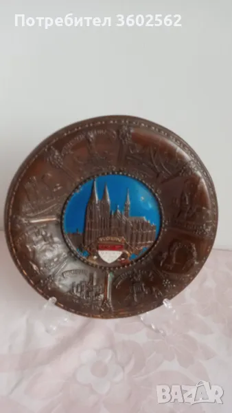 Метална чиния за стена, снимка 1