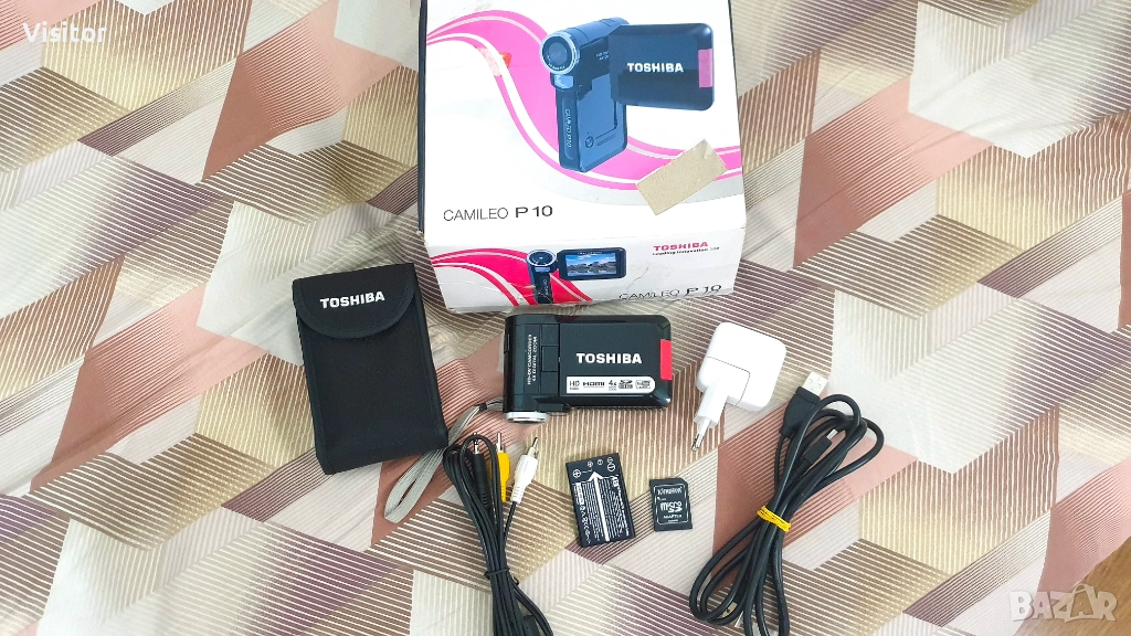 Видеокамера TOSHIBA Camileo P10 HD, снимка 1
