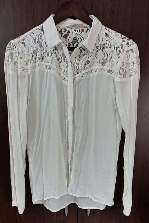 Дамска бяла риза с дантела в Ризи в гр. Плевен - ID35681980 — Bazar.bg