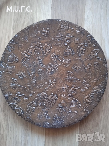 Япония бронзова скулптура 19век.Уникална