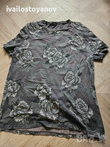 мъжки тениски комплект  L и XL Boss, Pause, Zara, Bershka, снимка 7 - Тениски - 53063698