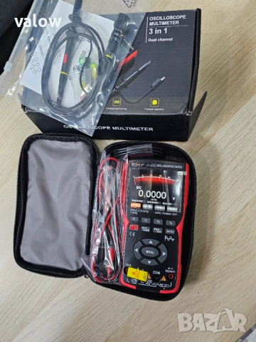 Портативен двуканален цифров осцилоскоп мултицет и генератор на сигнали 2х50MHz, снимка 5 - Друга електроника - 52118963