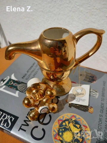 Керамичен чайник ретро кранче за вода Swineside, снимка 12 - Декорация за дома - 53845027