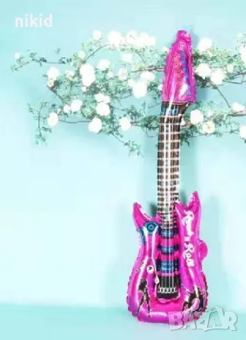 Нота Ноти Китара ключ Сол фолио фолиев балон хелий или въздух, снимка 3 - Други - 28136795