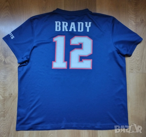 NFL / New England Patriots #12 BRADY - мъжка тениска 2XL, снимка 11 - Тениски - 51487418