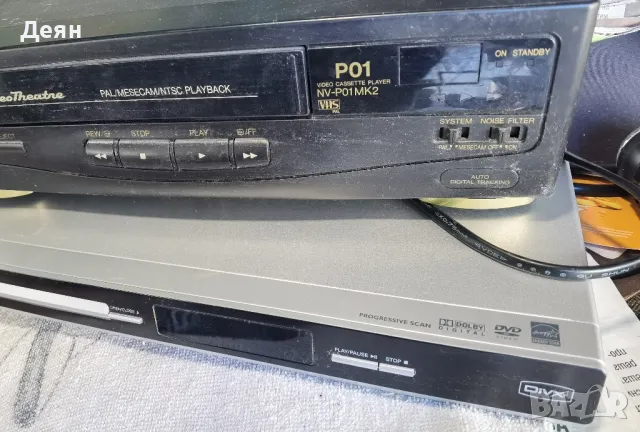 Видео Panasonic и DVD player комплект, снимка 4 - Плейъри, домашно кино, прожектори - 47738739