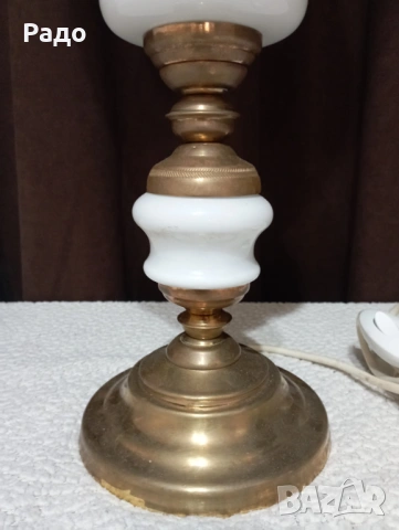 Комплект от две големи старинни красиви лампи - лампа, снимка 3 - Антикварни и старинни предмети - 50090392