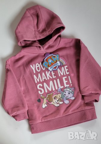 Суичър Пес Патрул с вата 92см и 98см 