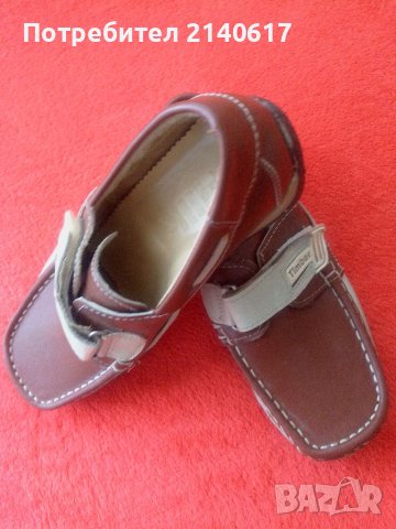 Нови мокасини за момче Timber 100% естествена кожа, снимка 3 - Детски обувки - 41441616