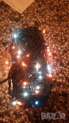 Коледни лампички Цветных микроламп - 50000 часов работы - Гирлянда Электрическая, снимка 7 - Декорация за дома - 51436847