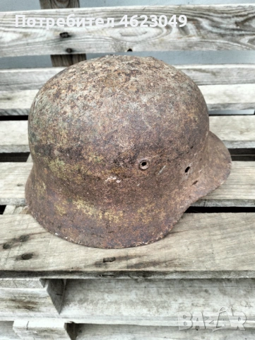 Немска каска М35 от втората световна война, снимка 4 - Антикварни и старинни предмети - 53269305
