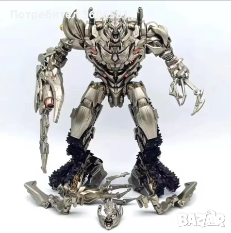 Трансформиращ се модел на Мегатрон/Megatron и Оптимус Прайм/Optimus Prime от Трансформърс, снимка 16 - Коли, камиони, мотори, писти - 49536220